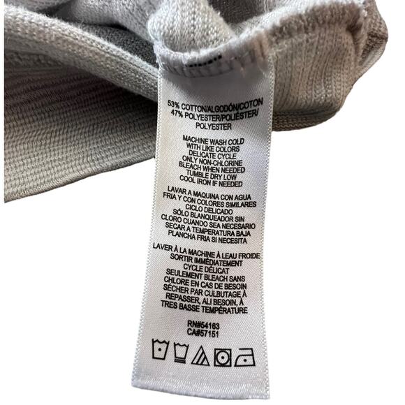 Calvin Klein Grey Knit Activewear Top - 1X - Picture 6 of 10